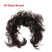 Unordentliches lockiges Haar für Knod # 6 - dunkelbraun