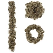Unordentliches lockiges Haar für verknold # M6ph613 - Braun / Blond Mix