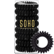 SOHO-Spiralhaar-Loading, Schwarz - 8 Stück.