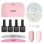 RONIKI Gel Starterkit mit 18W UV-Lampe