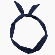 Flexi-Haarband mit Stahldraht - dunkelblau