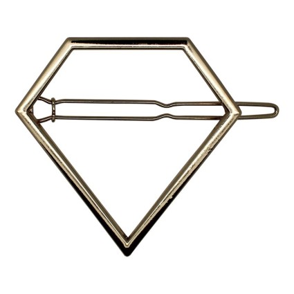 SOHO Pyramid Metal Hair Clip, Haarspange - Gold