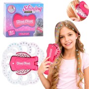 Bling Bling Hair Bedazzler Kit mit 180 Strasssteinen / Diamanten + Diamant Haar Maschine - für Kinder