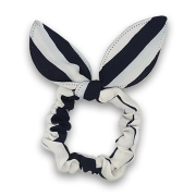 Scrunchie m. Bunny Ears - sailor stripes