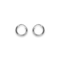 Kreolische Ohrringe für Damen - Silber 15 mm