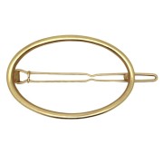 SOHO Oval Circle Hair Clip, Haarspange - Gold