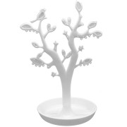 Schmuckbaum mit Blättern - Weiß (CTN005)