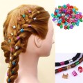 Haarringe - Dekorieren Sie Haarringe und Haarperlen in mehreren Farben - für Set -Haare, Zöpfe oder Dreadlocks - 100 PCs